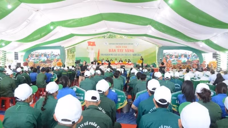 Quang cảnh lễ khai mạc hội thi.