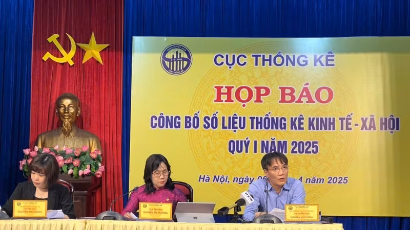 Cục Thống kê, Bộ Tài chính công bố số liệu về Vốn đầu tư thực hiện toàn xã hội quý I/2025.