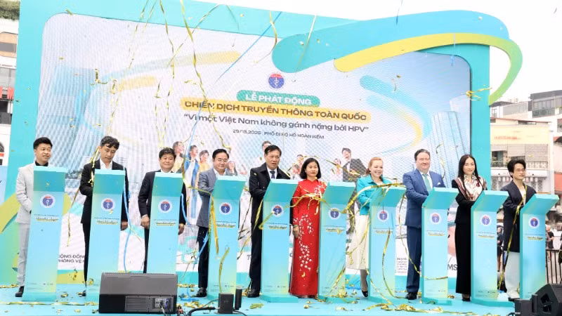 Lễ phát động Chiến dịch truyền thông toàn quốc “Vì một Việt Nam không gánh nặng bởi HPV”.