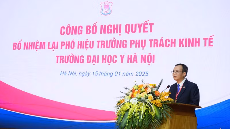 TS Phạm Xuân Thắng phát biểu ý kiến tại buổi lễ. TS Phạm Xuân Thắng phát biểu ý kiến tại buổi lễ.