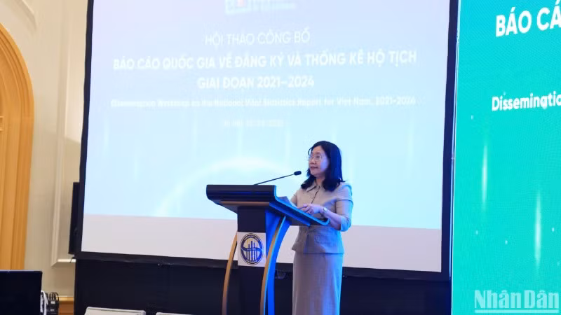 Bà Nguyễn Thị Hương, Cục trưởng Cục Thống kê, Bộ Tài chính.