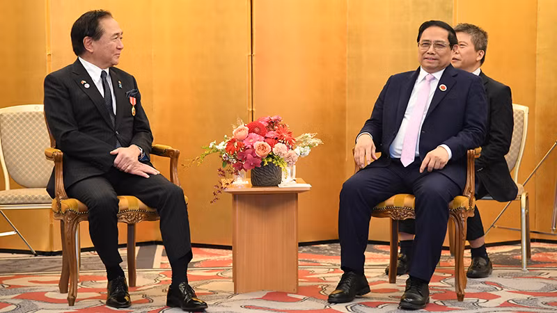 Thủ tướng Phạm Minh Chính tiếp Thống đốc tỉnh Kanagawa Kuroiwa Yuji. Thủ tướng Phạm Minh Chính tiếp Thống đốc tỉnh Kanagawa Kuroiwa Yuji.