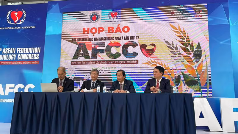 Ban Tổ chức chia sẻ thông tin về Đại hội Tim mạch Đông Nam Á (AFCC2023) lần thứ 27.