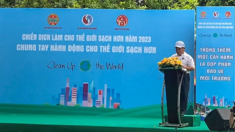 Lãnh đạo Trung ương Hội Nông dân Việt Nam phát biểu tại Lễ phát động