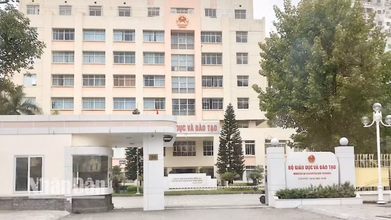Trụ sở Bộ Giáo dục và Đào tạo (Ảnh: L.H)