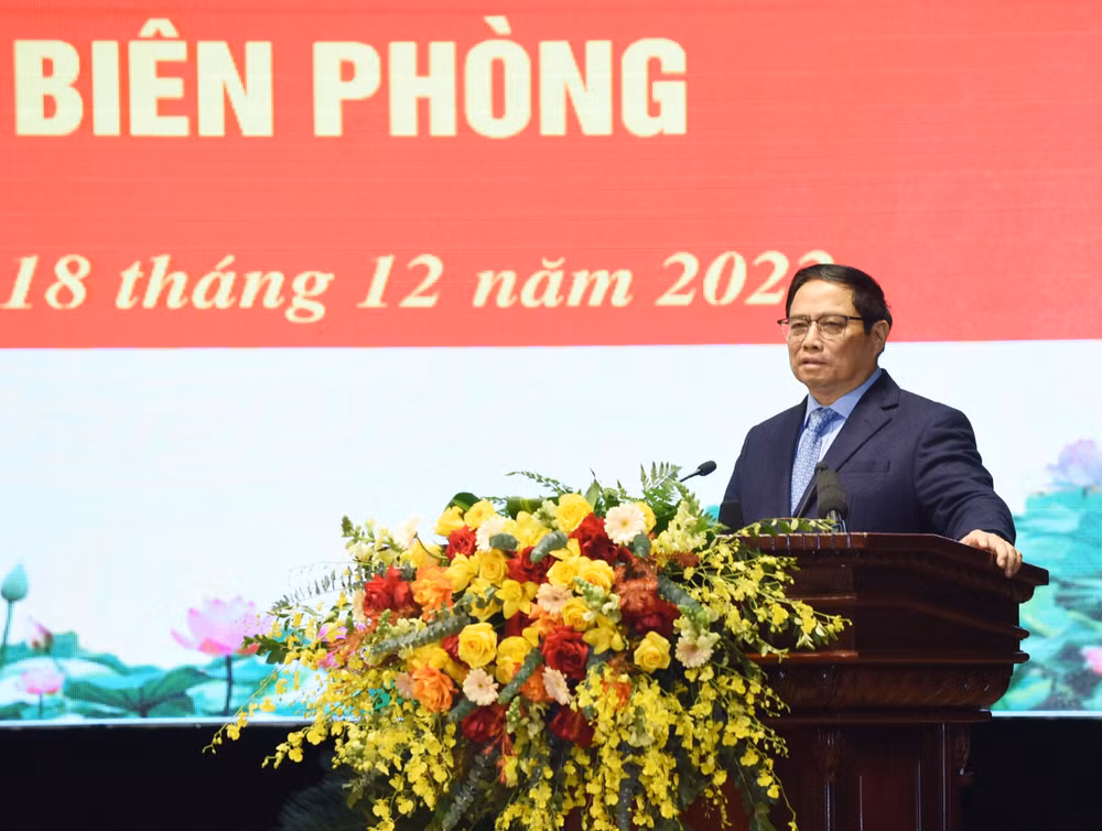 Thủ tướng Phạm Minh Chính phát biểu. Thủ tướng Phạm Minh Chính phát biểu.