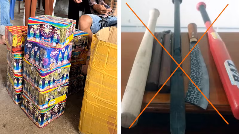 Tang vật vụ việc. Tang vật vụ việc.