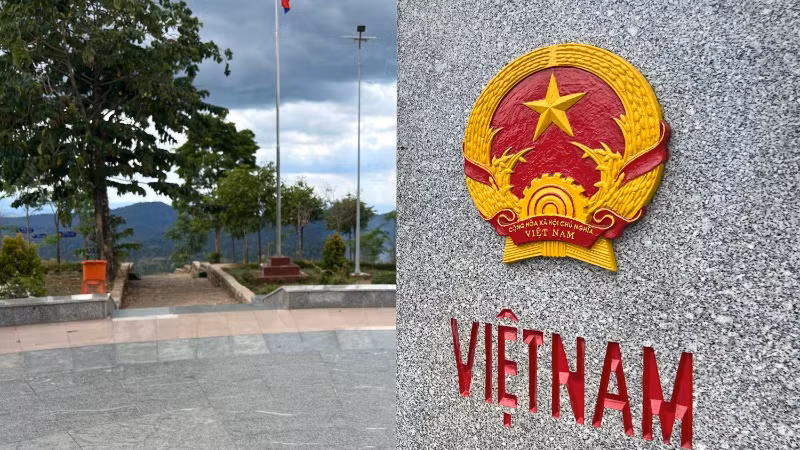 Quốc huy và tên đất nước ta hiện lên trang trọng. Quốc huy và tên đất nước ta hiện lên trang trọng.