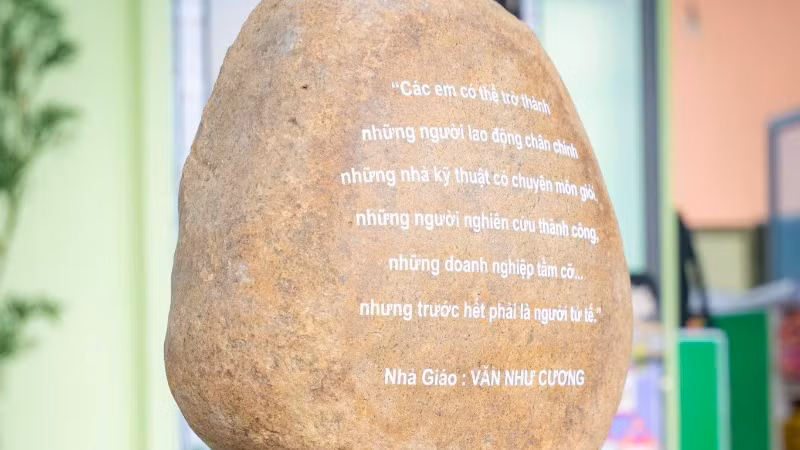Lời căn dặn của nhà giáo Văn Như Cương.