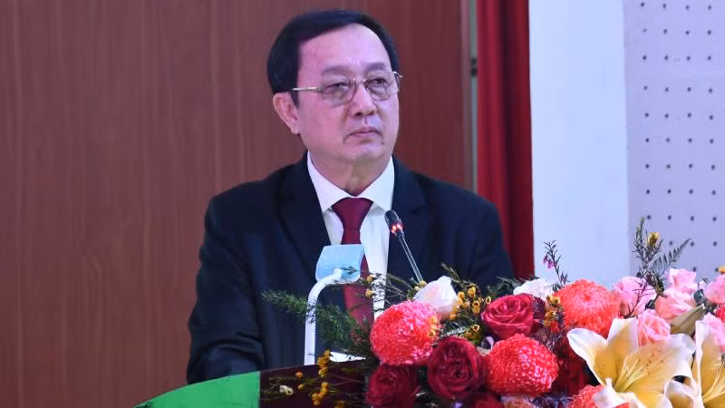 Phó Trưởng Ban Tuyên giáo và Dân vận Trung ương Huỳnh Thành Đạt phát biểu tại Hội thảo. (Ảnh: HOÀNG TRUNG) Phó Trưởng Ban Tuyên giáo và Dân vận Trung ương Huỳnh Thành Đạt phát biểu tại Hội thảo. (Ảnh: HOÀNG TRUNG)