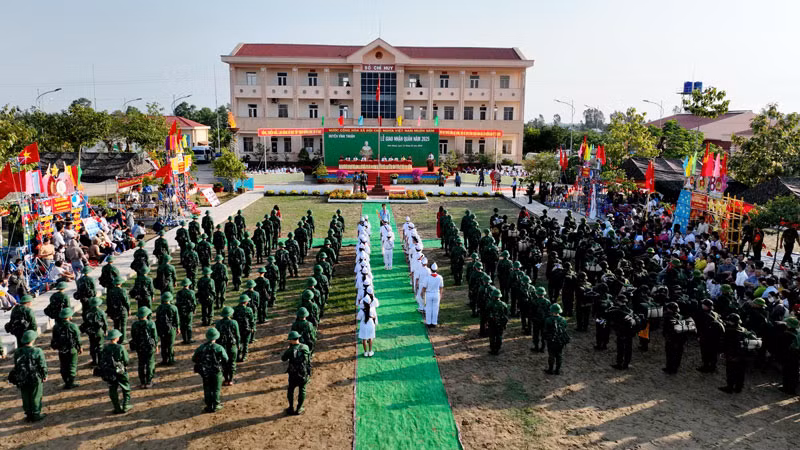 Năm 2025, có 100% thanh niên tỉnh Kiên Giang bảo đảm đủ các tiêu chuẩn để nhập ngũ theo quy định. (Ảnh: PHƯƠNG VŨ)