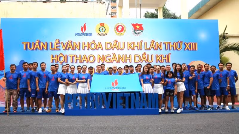 Đoàn vận động viên BSR tham dự Hội thao ngành dầu khí năm 2022.