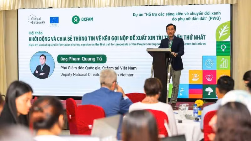 Hội thảo khởi động tại Hà Nội ngày 22/4/2025, thu hút gần 200 đại biểu, bao gồm đại diện từ Liên minh châu Âu, các tổ chức xã hội, doanh nghiệp xã hội và các cơ quan địa phương. (Ảnh: PV)