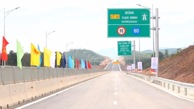 Cao tốc bắc-nam đoạn Bùng-Vạn Ninh Cao tốc bắc-nam đoạn Bùng-Vạn Ninh