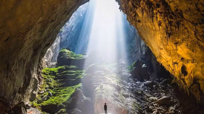 Hang Sơn Đoòng. (Ảnh: Vườn quốc gia Phong Nha-Kẻ Bàng)
