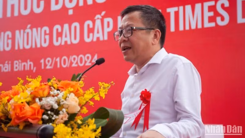 Bí thư Huyện ủy Hưng Hà Trần Hữu Nam khẳng định, các dự án được trao giấy chứng nhận đầu tư và động thổ là đúng định hướng phát triển của tỉnh Thái Bình cũng như chính sách phát triển kinh tế-xã hội của địa phương đề ra trong nhiệm kỳ này.