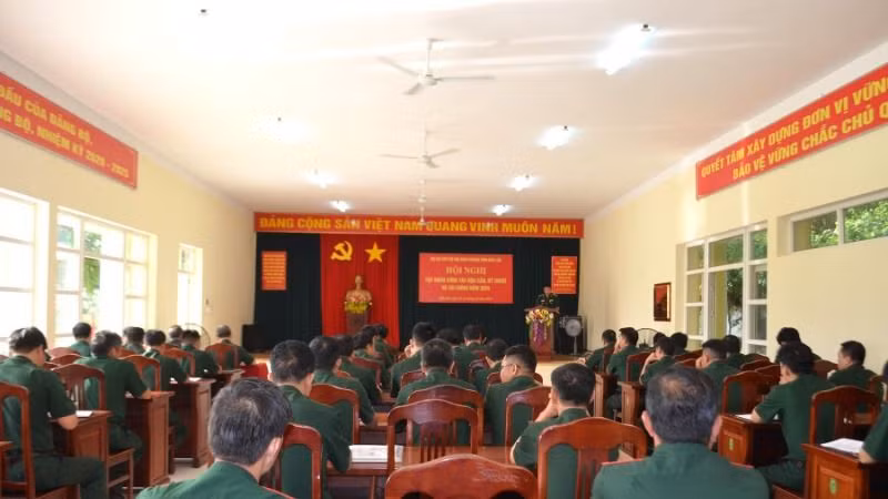 Quang cảnh hội nghị tập huấn. Quang cảnh hội nghị tập huấn.