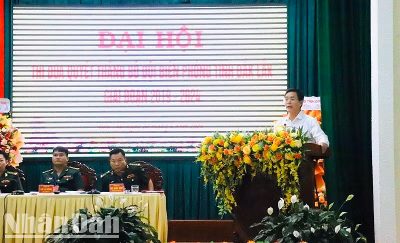 Bí thư Tỉnh ủy Đắk Lắk Nguyễn Đình Trung phát biểu chỉ đạo đại hội. Bí thư Tỉnh ủy Đắk Lắk Nguyễn Đình Trung phát biểu chỉ đạo đại hội.