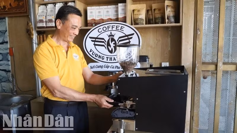 Không chỉ người trồng cà-phê mà người chế biến cà-phê cũng hết sức phấn khởi. Không chỉ người trồng cà-phê mà người chế biến cà-phê cũng hết sức phấn khởi.