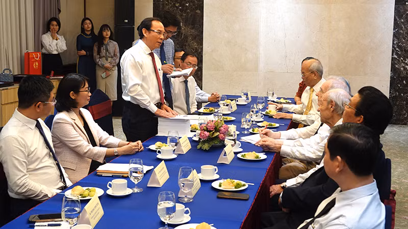 Quang cảnh buổi gặp gỡ.