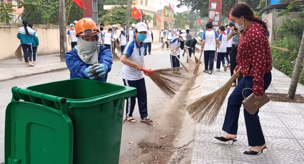 Huyện Thái Thụy sẽ duy trì vệ sinh môi trường vào ngày 24 hằng tháng.
