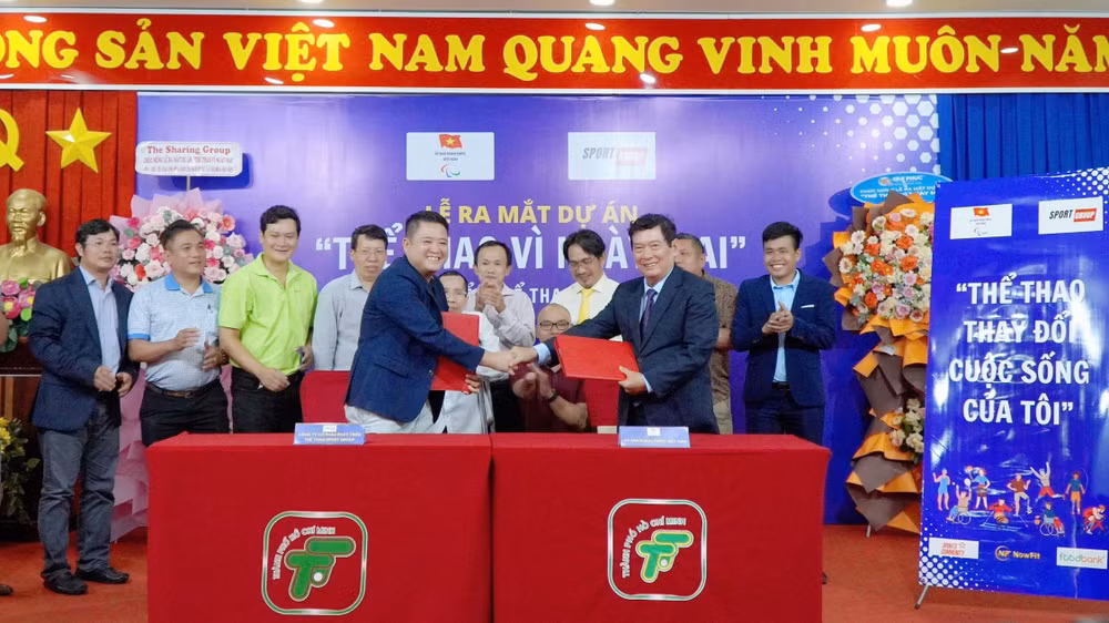 Ủy ban Paralympic Việt Nam và Sport Group ký kết phát triển thể thao cộng đồng cho người khuyết tật giai đoạn 2024-2029.