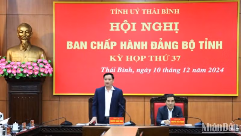Tỉnh Thái Bình yêu cầu các cơ quan, đơn vị không thuộc diện sáp nhập cũng phải chủ động tinh giảm bộ máy bên trong tối thiểu từ 20% trở lên.
