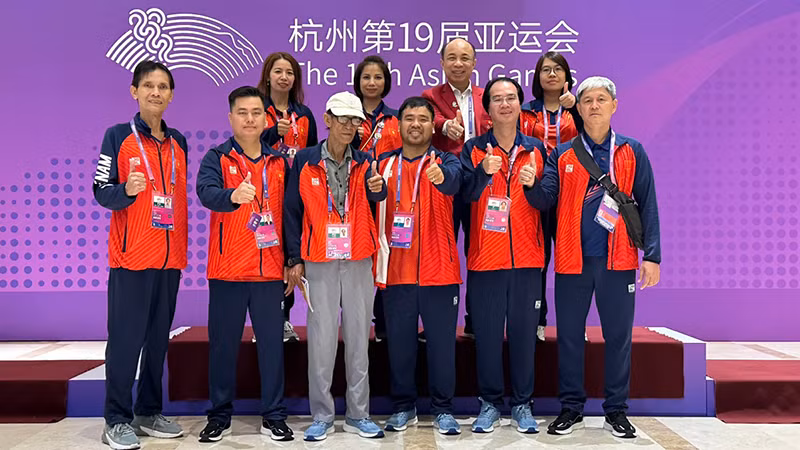 Đội tuyển cờ tướng Việt Nam đoạt HCB tại ASIAD 19.