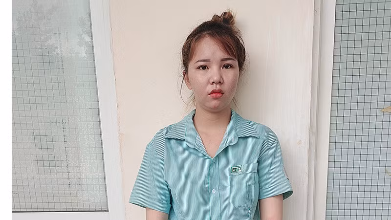 Đối tượng Huỳnh Phương Thủy. (Ảnh: Công an cung cấp)