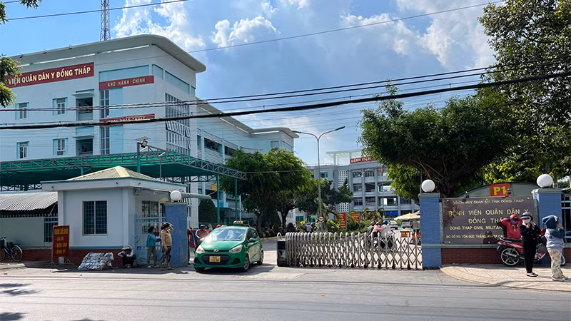 Bệnh viện Quân dân y tỉnh Đồng Tháp. Ảnh: HỮU NGHĨA