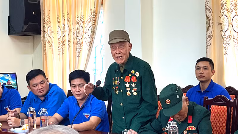 Đại diện cựu quân nhân tỉnh Điện Biên chia sẻ những ký ức về một thời không thể nào quên