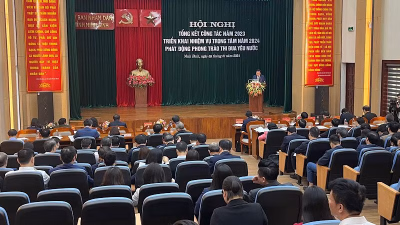 Quang cảnh Hội nghị. (Ảnh: XUÂN TRƯỜNG)