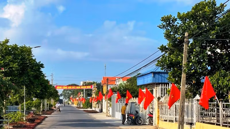Ảnh minh họa: Vùng quê nông thôn mới đáng sống ở xã Giao Lạc, huyện Giao Thủy (Nam Định).