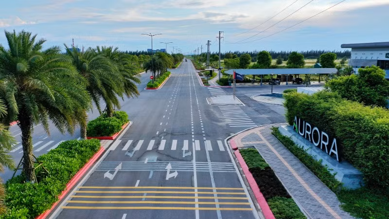 Khu công nghiệp Dệt may Rạng Đông (huyện Nghĩa Hưng, Nam Định) được đầu tư xây dựng hiện đại, xanh-sạch-đẹp.