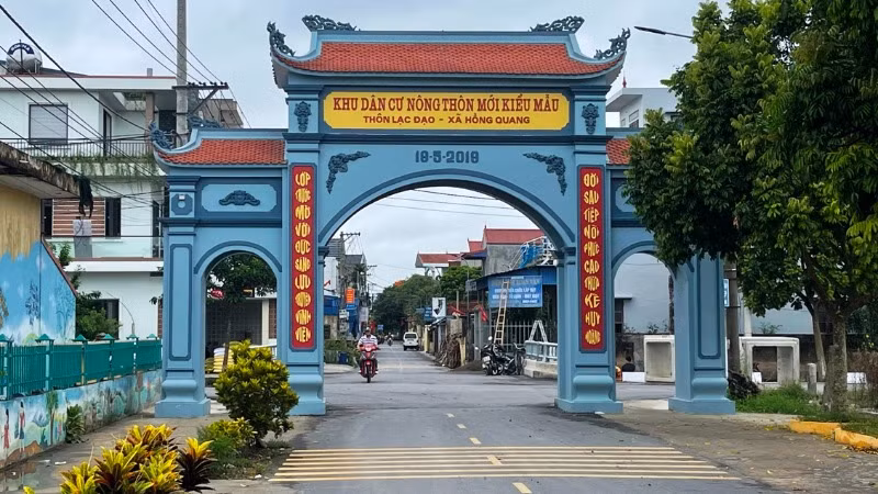 Nông thôn Nam Định ngày càng phát triển toàn diện, đậm nét truyền thống, ngày càng hiện đại, bền vững. (Ảnh: XUÂN TRƯỜNG)