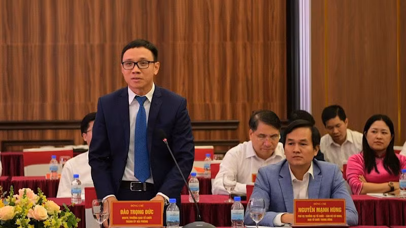 Đại biểu thảo luận tại hội nghị. (Ảnh: TRƯỜNG GIANG) Đại biểu thảo luận tại hội nghị. (Ảnh: TRƯỜNG GIANG)
