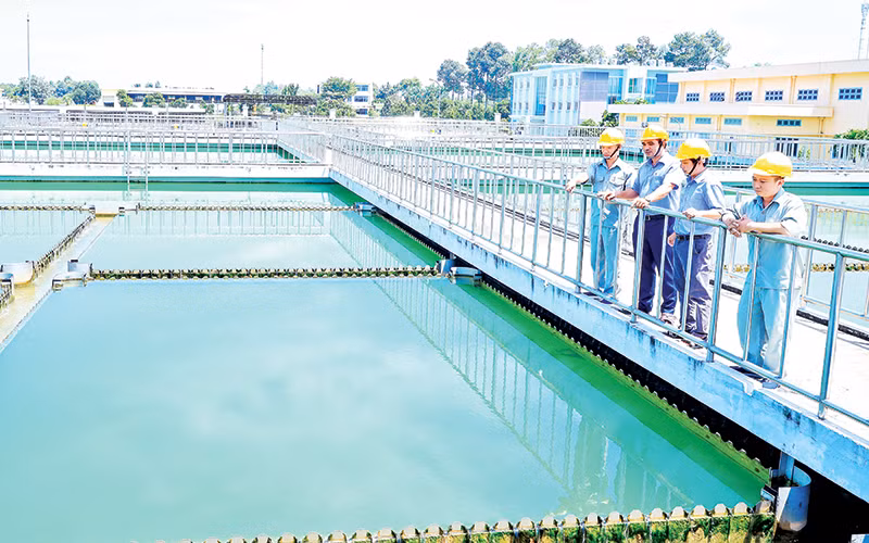 Một nhà máy cung cấp nước của Công ty cổ phần Cấp nước Đồng Nai.