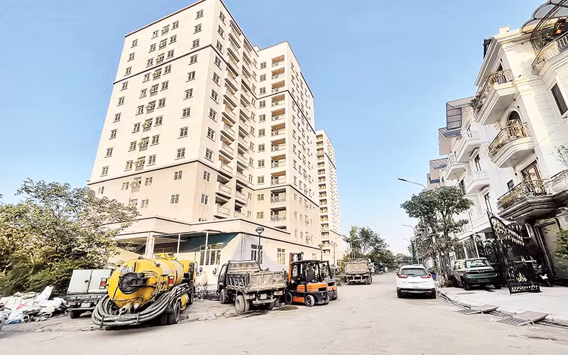 Dự án khu nhà ở tái định cư Đền Lừ III chưa đưa vào sử dụng.