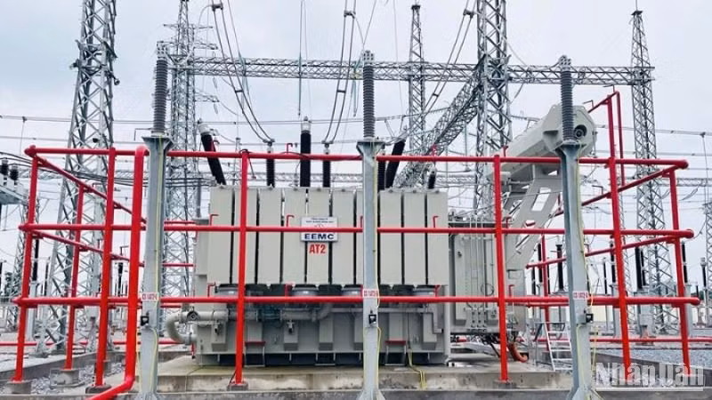 Trạm biến áp 220kV Vũ Thư (tỉnh Thái Bình).