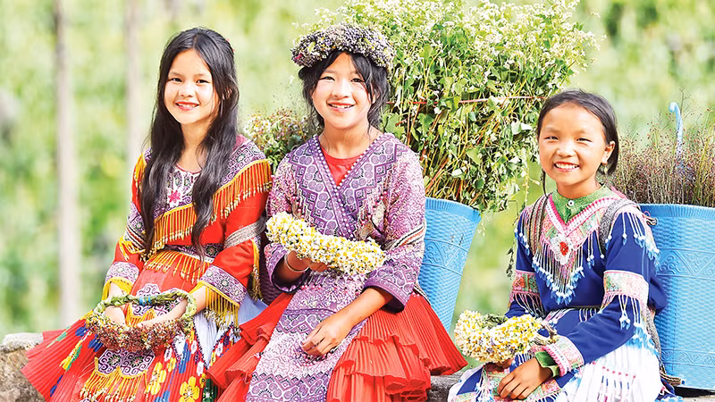 Những bé gái ở dốc Thẩm Mã.