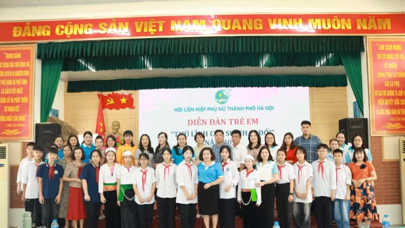 Hội Liên hiệp Phụ nữ thành phố Hà Nội tổ chức Diễn đàn trẻ em.