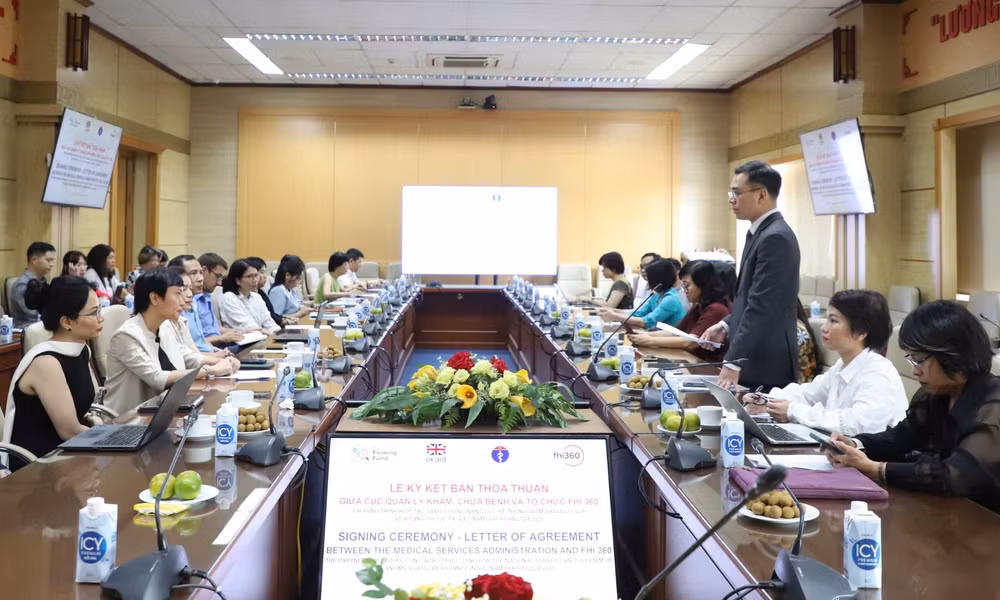 Quang cảnh lễ ký thỏa thuận. Quang cảnh lễ ký thỏa thuận.