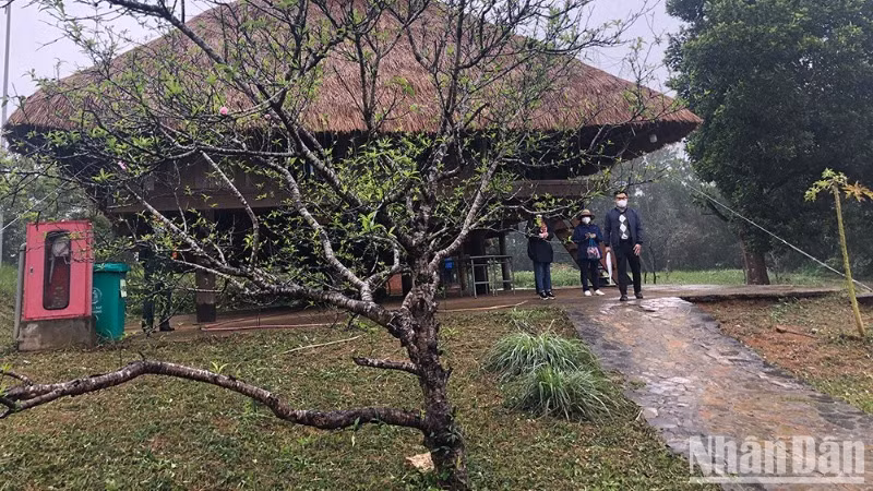 Đón xuân tại Làng Văn hóa - Du lịch các dân tộc Việt Nam.
