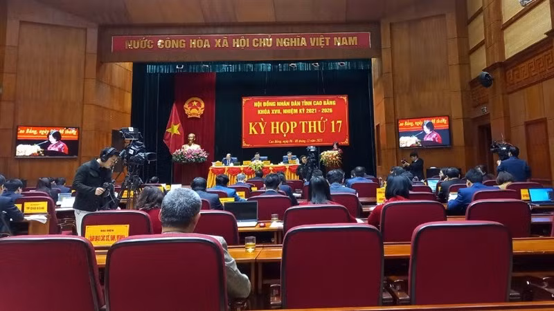 Quang cảnh kỳ họp.