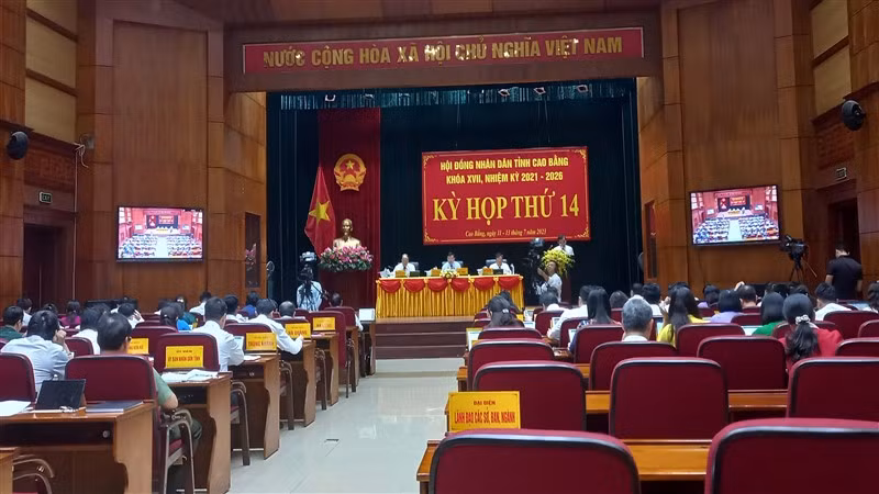 Quang cảnh kỳ họp.