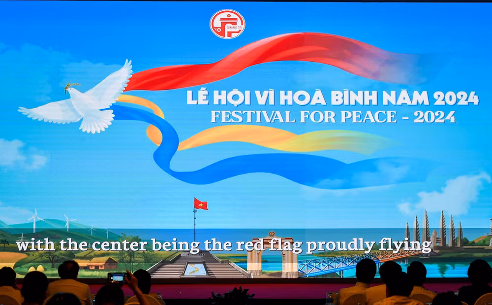 Quang cảnh buổi họp báo công bố chương trình Lễ hội Vì hòa bình 2024. Ảnh: Thành Đạt.