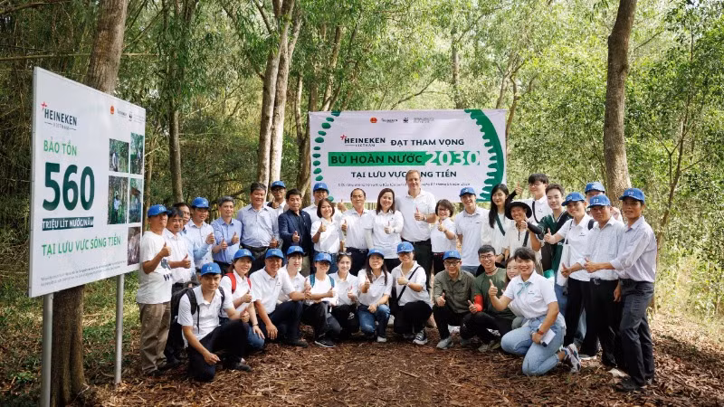 Với sự chung tay và nỗ lực của nhiều bên, Heineken Việt Nam đã đạt tham vọng cân bằng nước năm 2030 tại lưu vực sông Tiền sớm 5 năm.