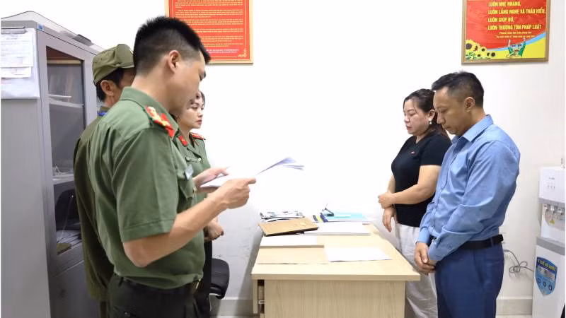 Cơ quan An ninh điều tra Công an tỉnh Lạng Sơn ra quyết định khởi tố, bắt tạm giam đối tượng Nguyễn Đăng Bắc và Tống Thị Hồng Thắm. (Ảnh: Công an tỉnh Lạng Sơn)