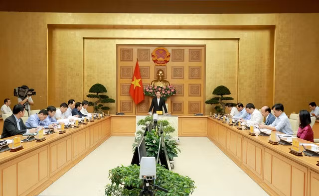Quang cảnh buổi làm việc. Ảnh: VGP