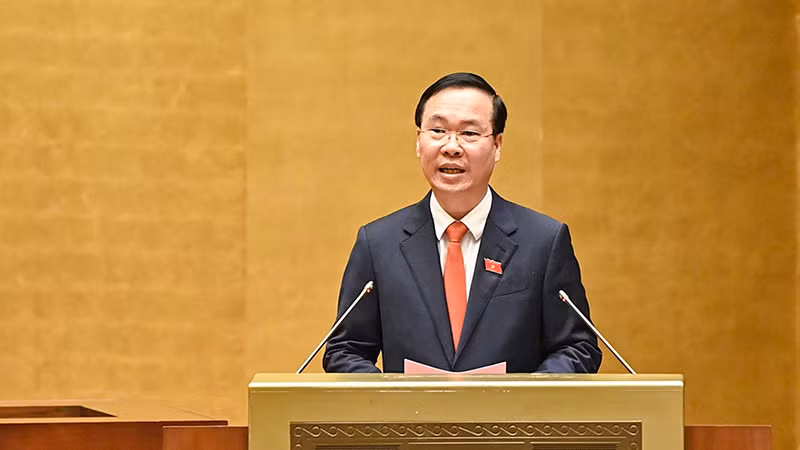Chủ tịch nước Võ Văn Thưởng.
